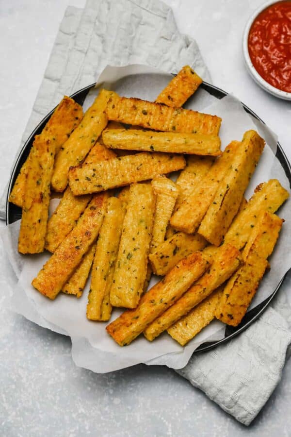 Cheesy Polenta Fries