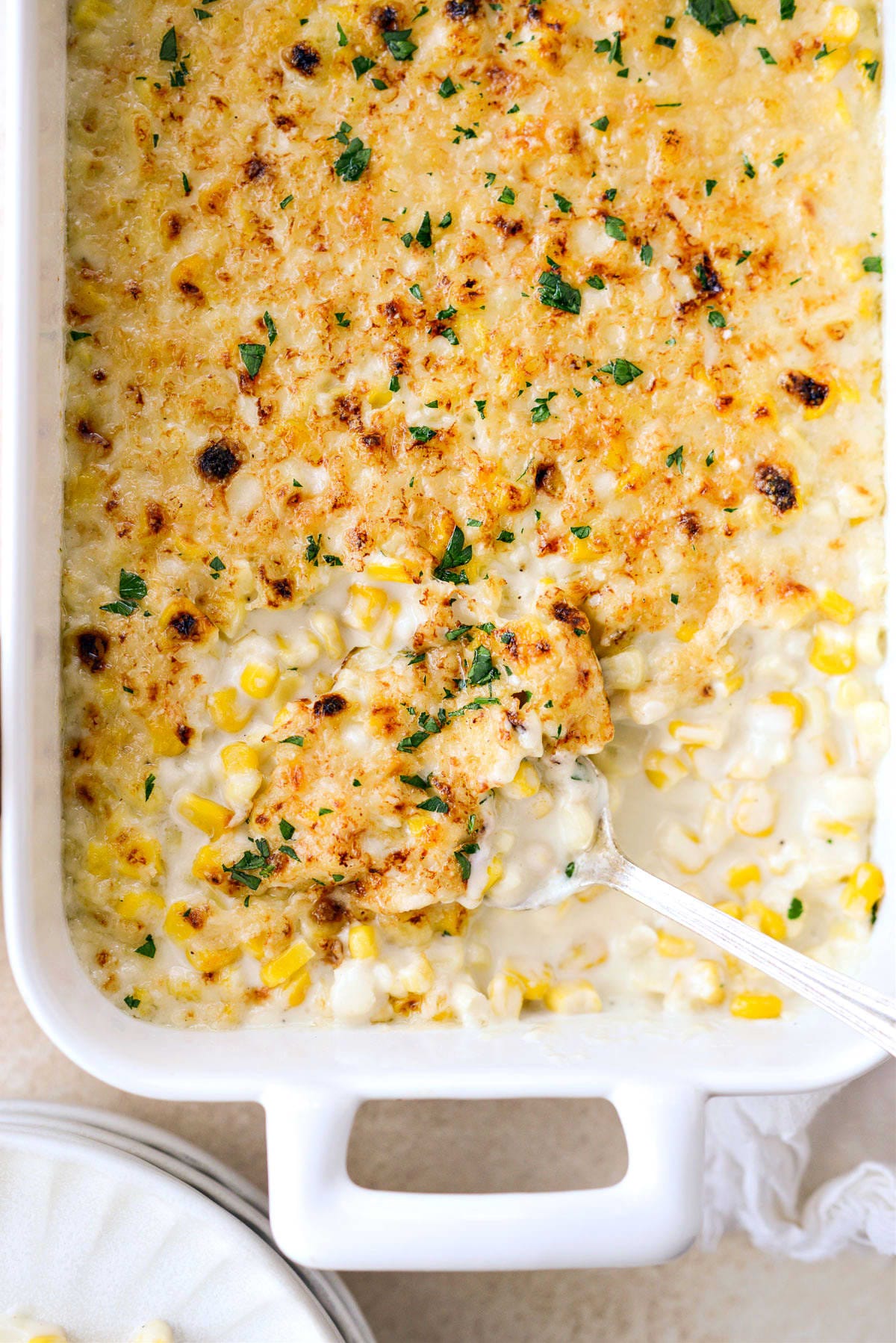 Creamed Corn Au Gratin