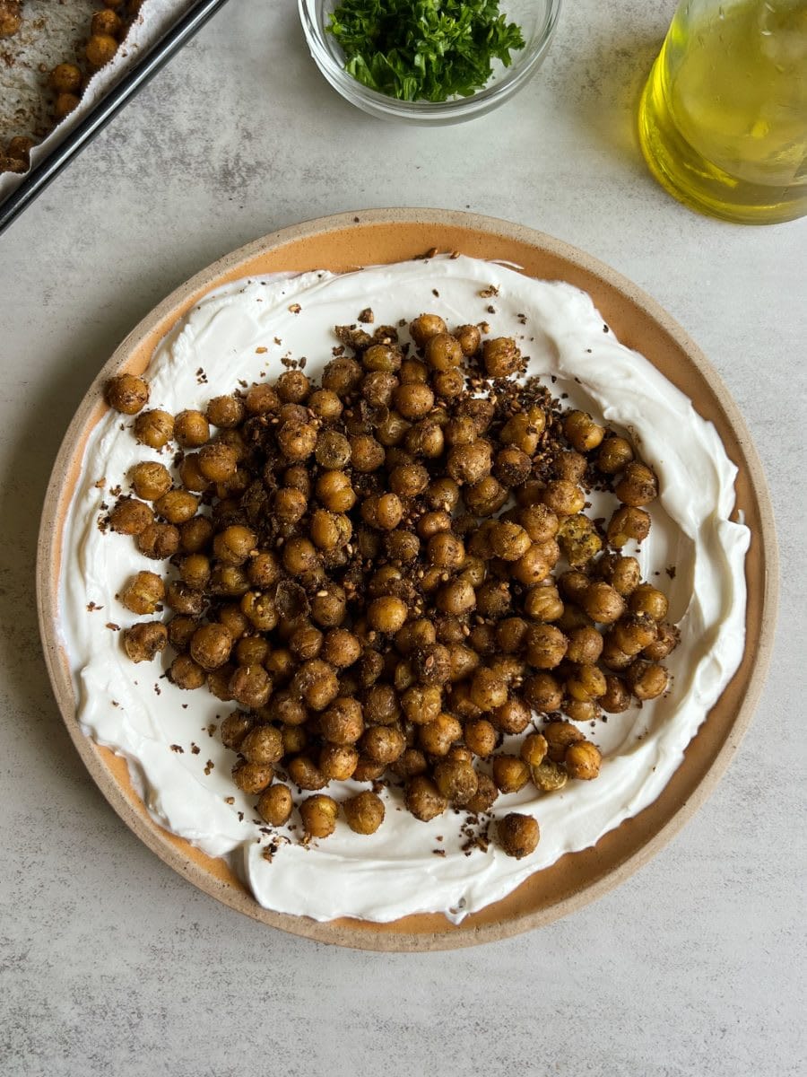 Za’atar Roasted Chickpeas