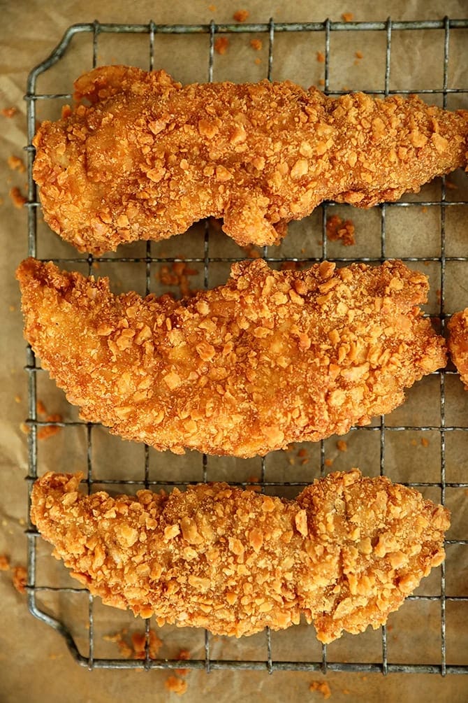 Saltine Crusted Chicken Tenders