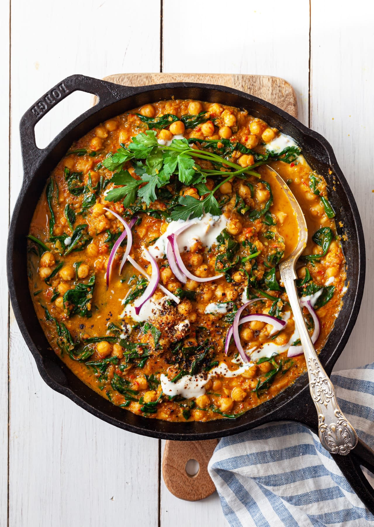 Chickpea and Spinach Curry