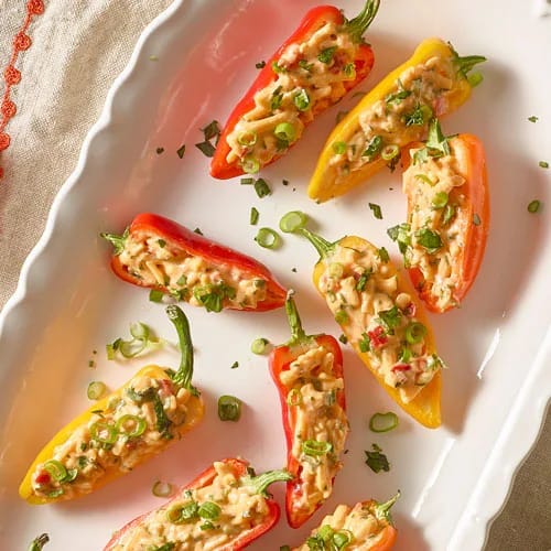 Pimento Cheese-Stuffed Peppers