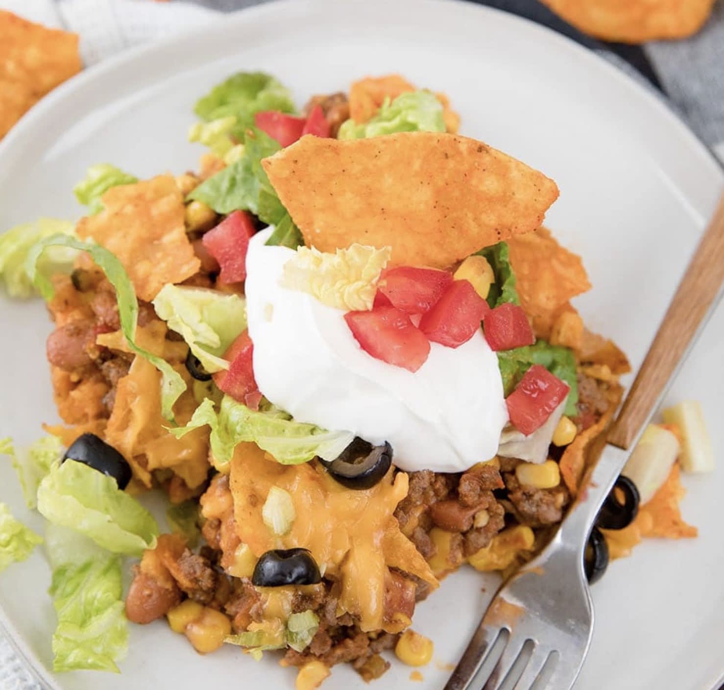 Dorito Taco Salad Casserole