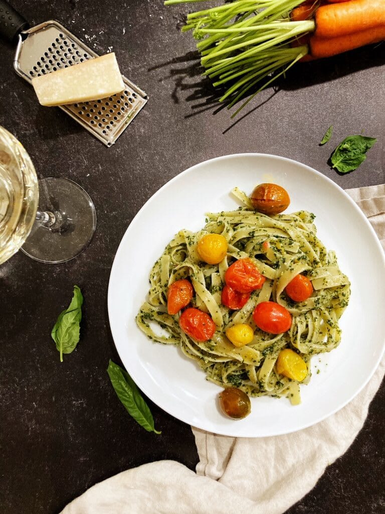 The BEST Carrot Top Pesto