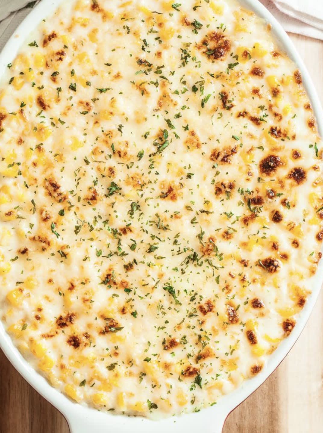Creamed Corn Au Gratin