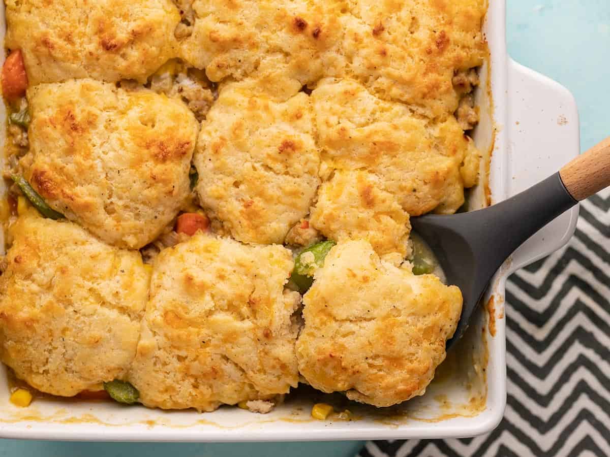 Easy Chicken and Biscuits Casserole