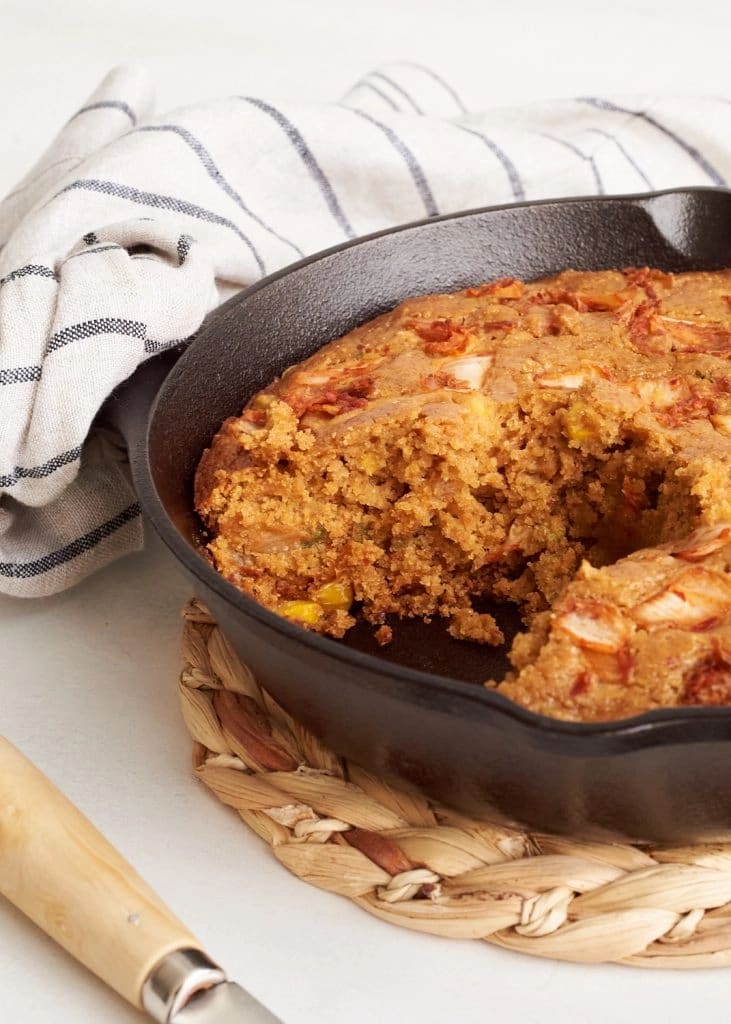 Kimchi Skillet Cornbread