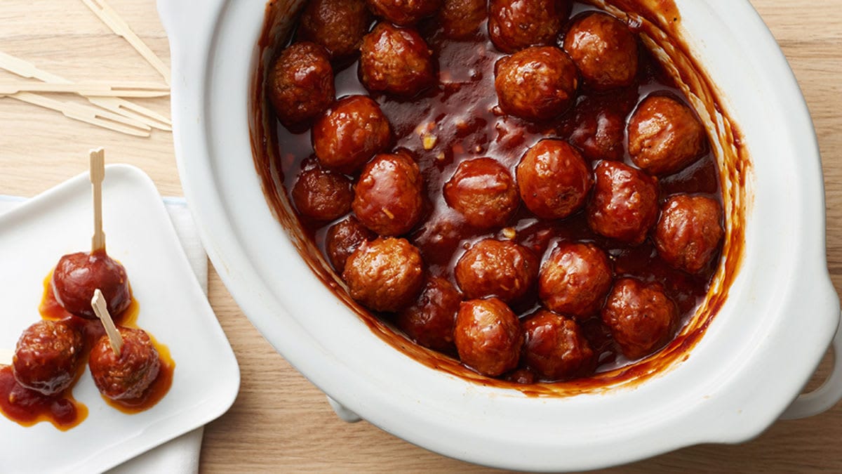 Slow Cooker Honey Garlic Meatballs