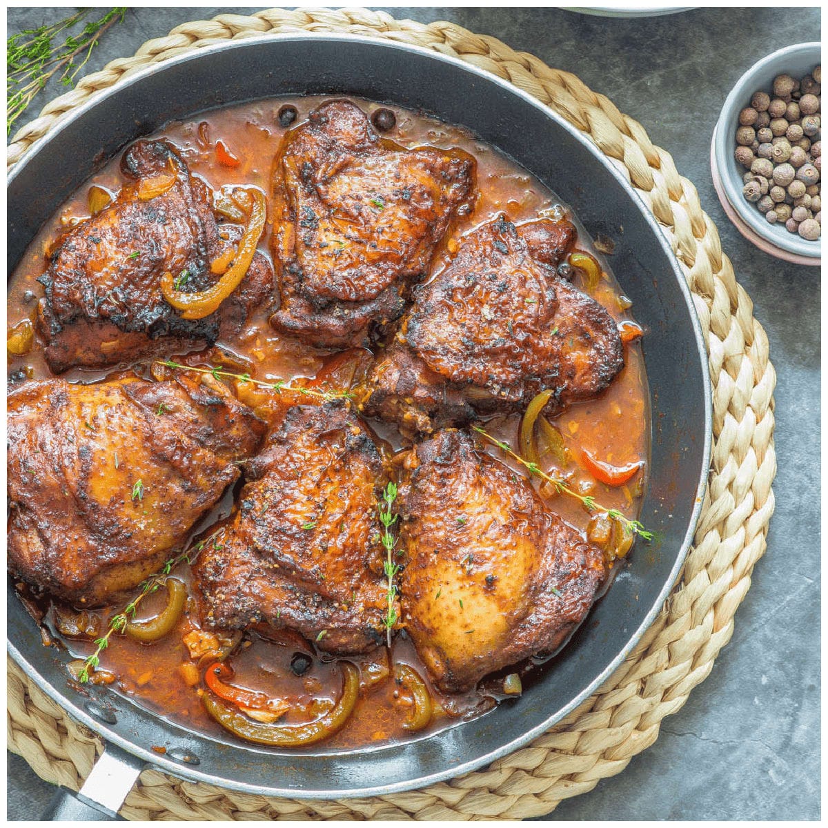 Jamaican Brown Stew Chicken