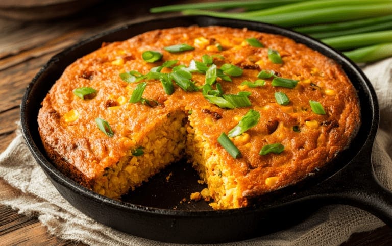 Kimchi Skillet Cornbread