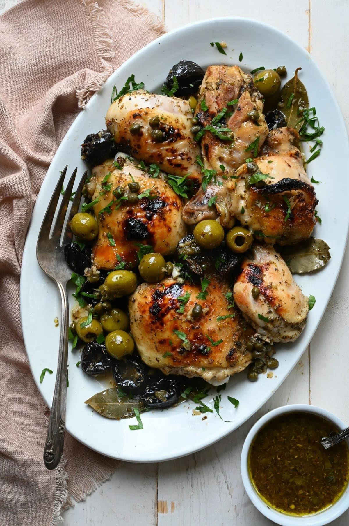 Chicken Marbella Bake