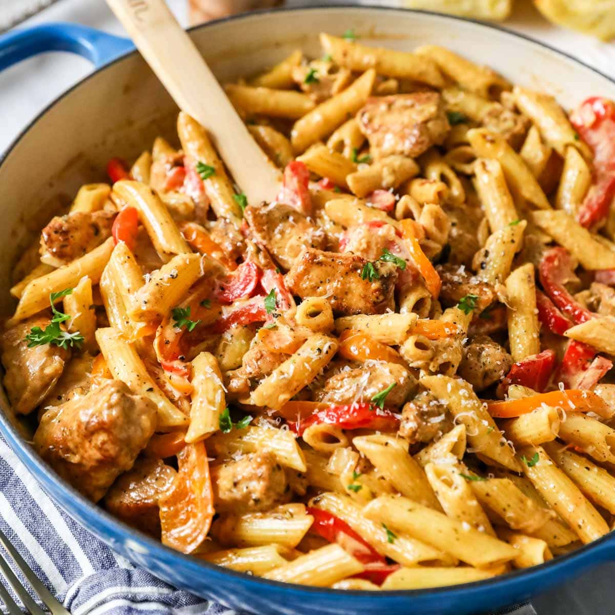 Easy Creamy Cajun Chicken Pasta