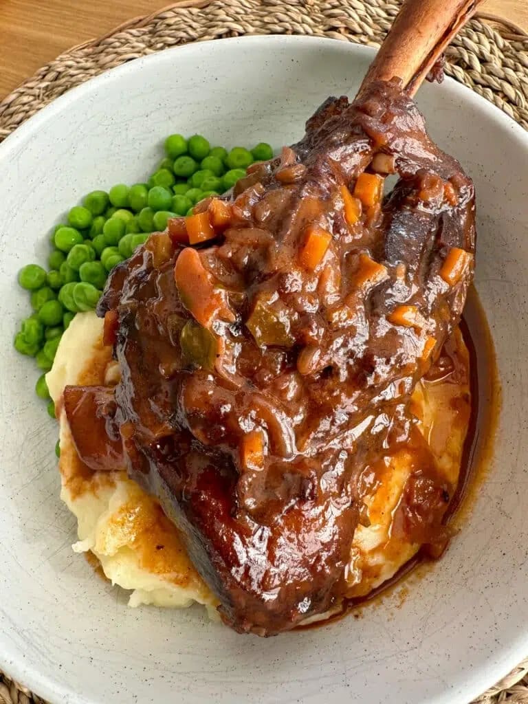 Lamb Shanks in Red Wine Sauce