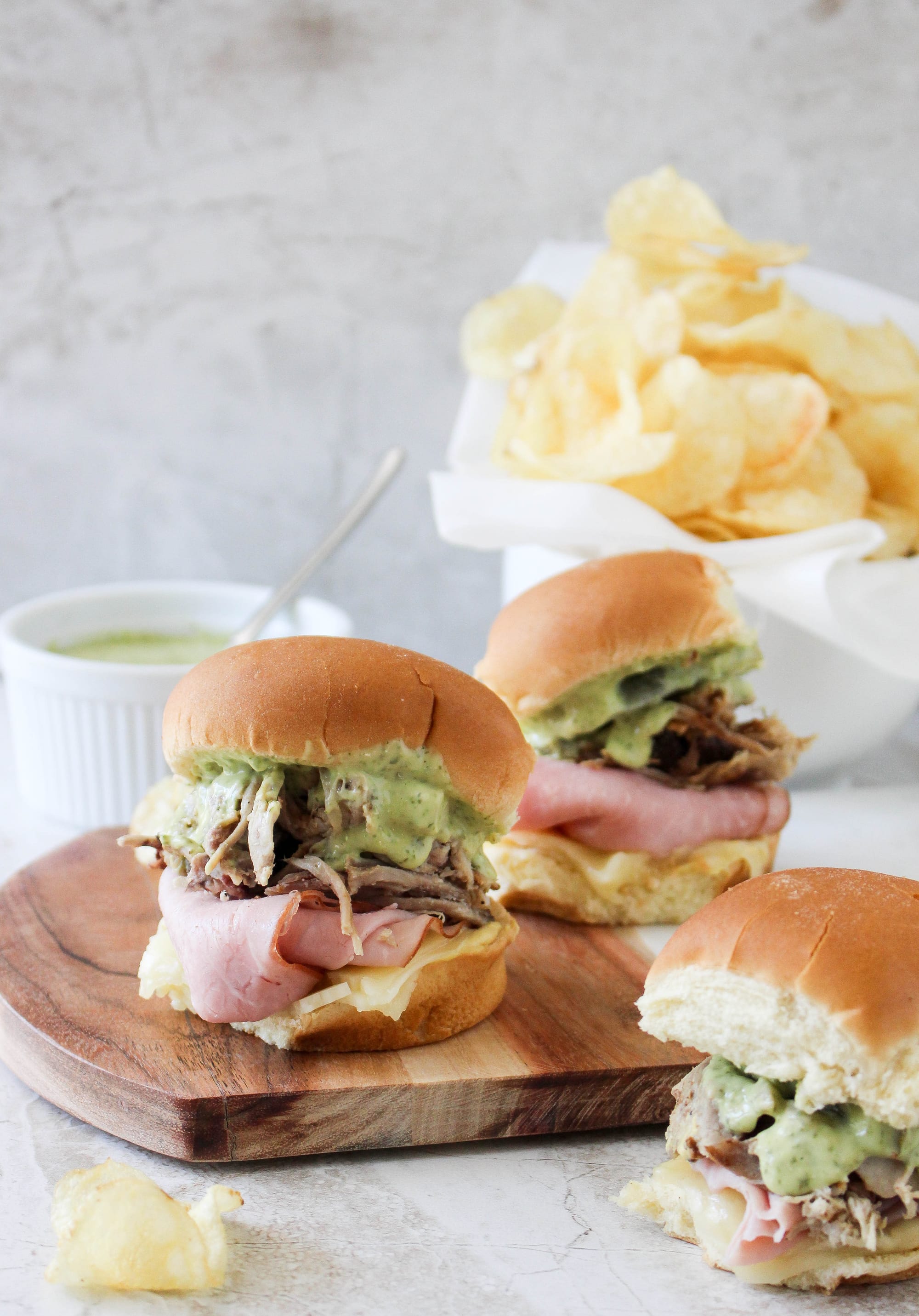 Cuban Sliders with Mojo Pork