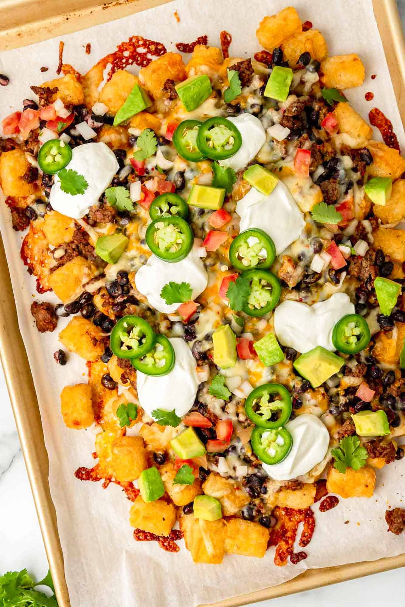 Loaded Tater Tot Nachos