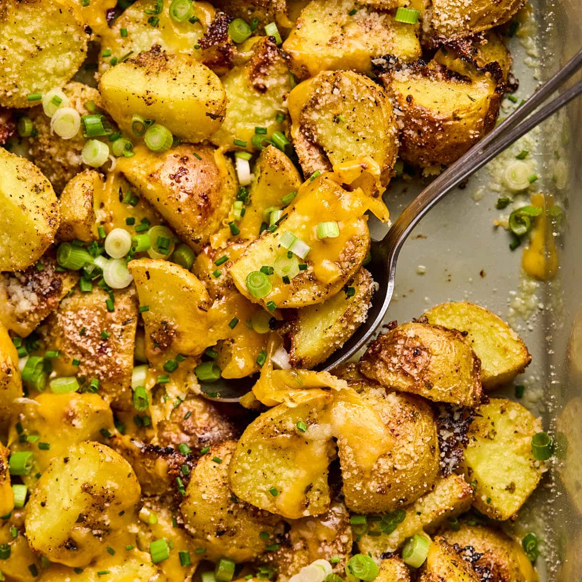 Sheet Pan Cheesy Ranch Potatoes