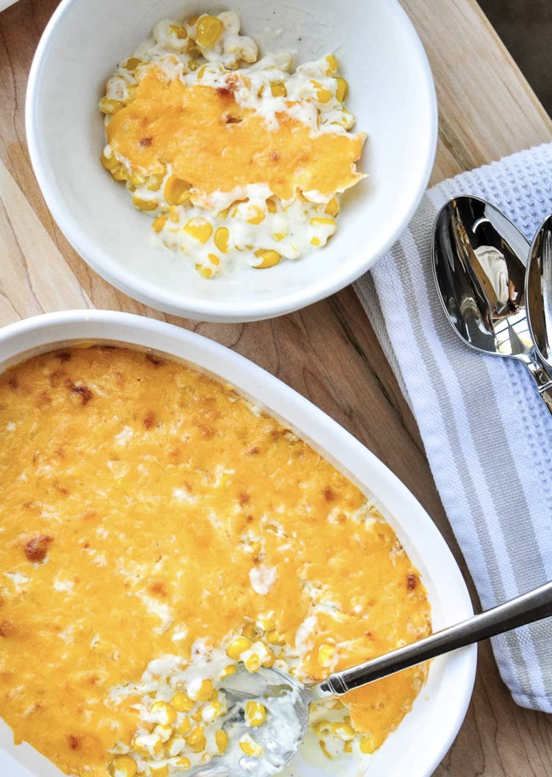 Cheddar Corn Casserole