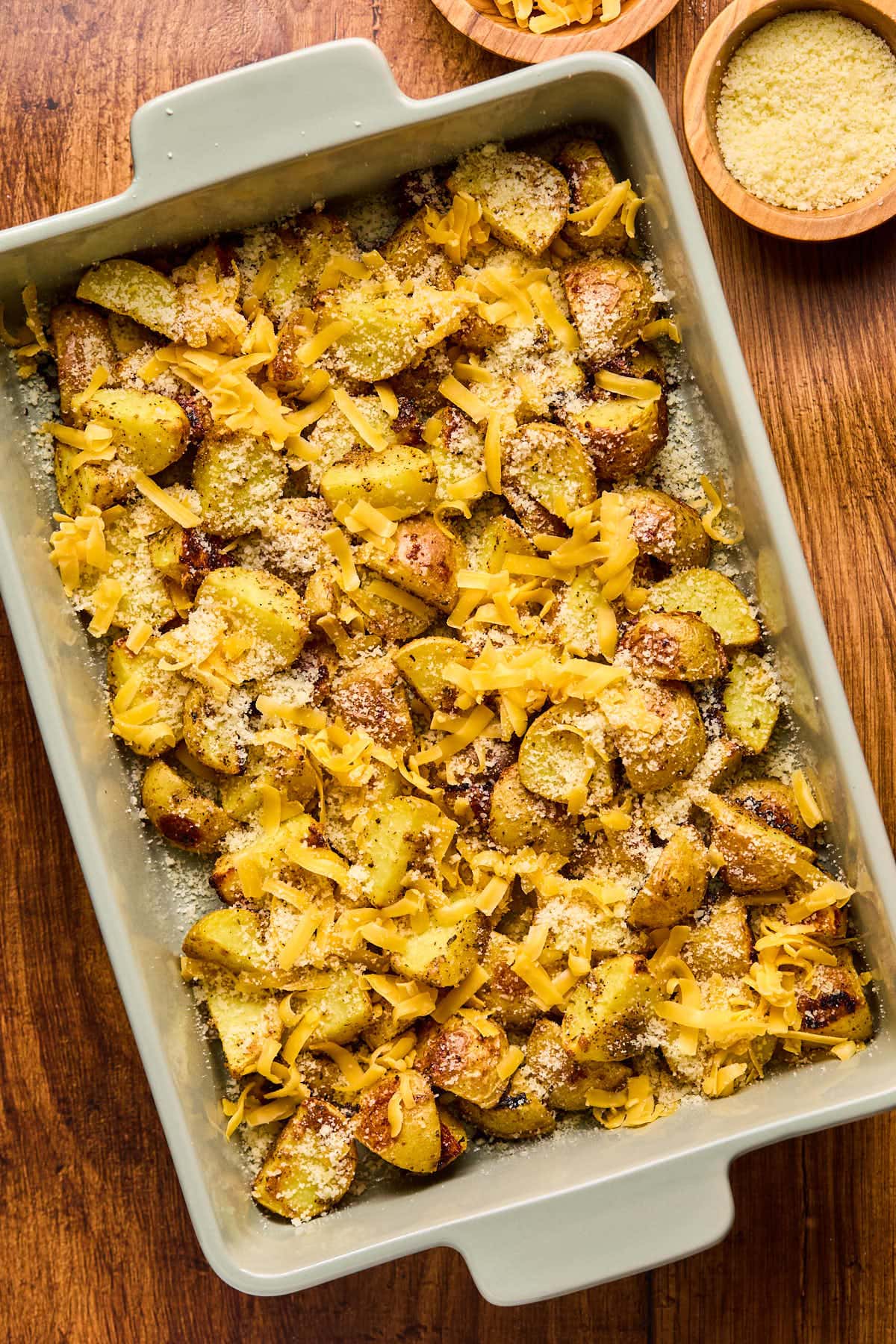 Sheet Pan Cheesy Ranch Potatoes