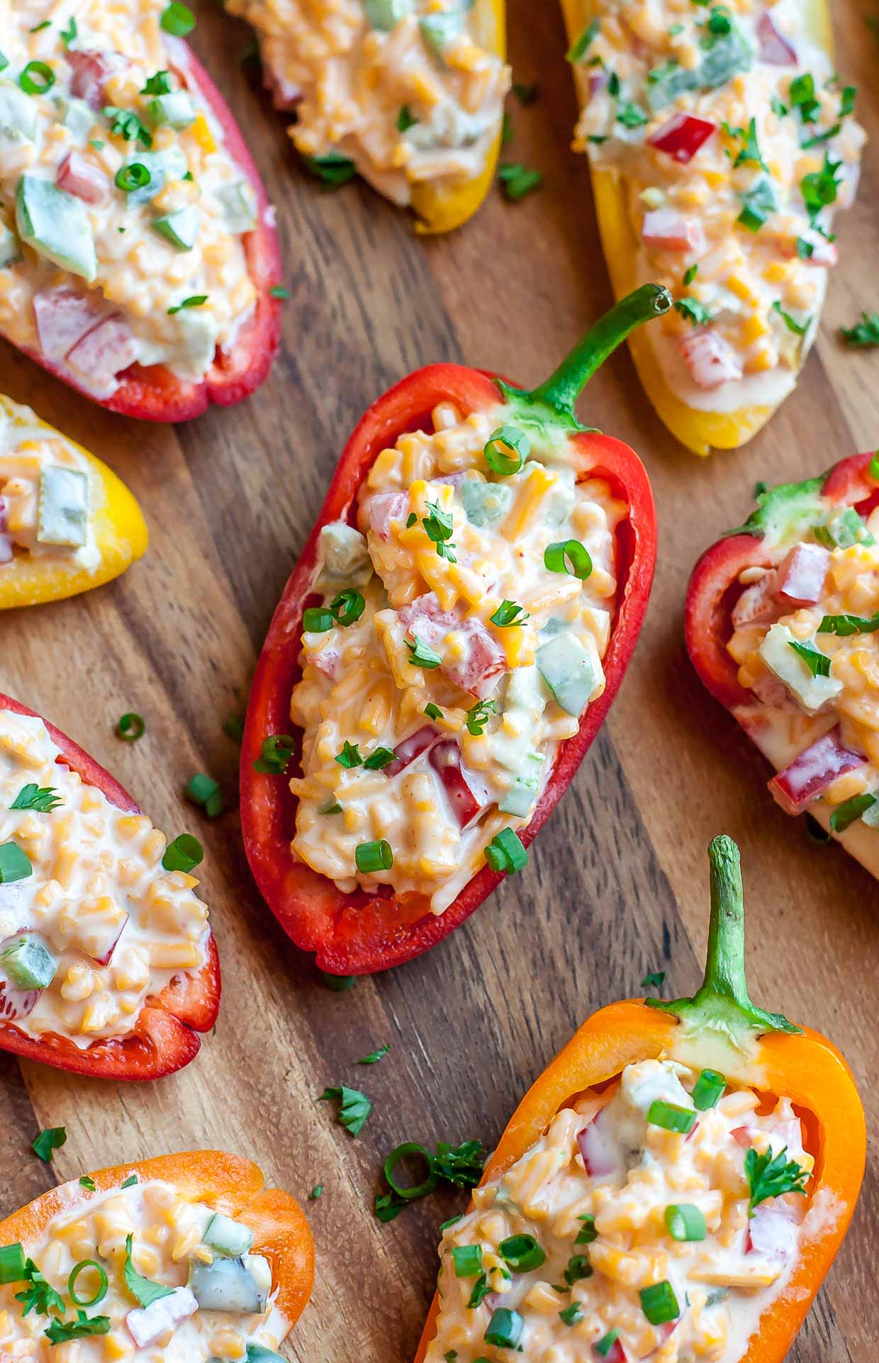 Pimento Cheese-Stuffed Peppers