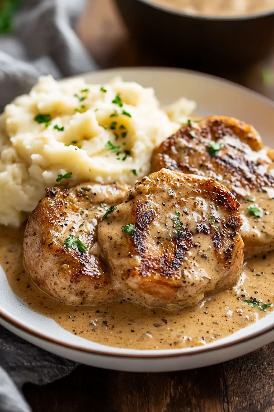 Creamy Ranch Pork Chops
