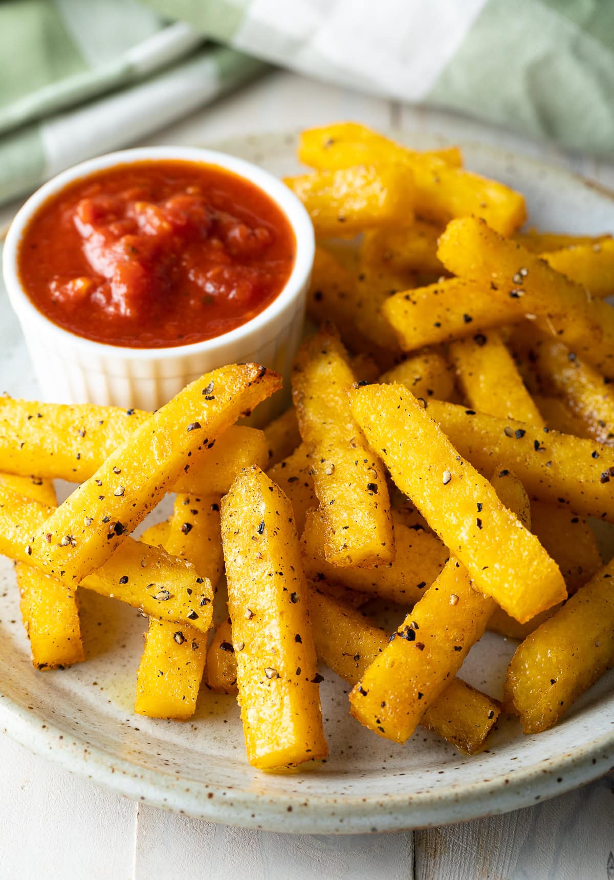 Cheesy Polenta Fries
