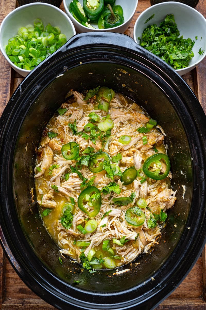 Slow Cooker Salsa Verde Chicken