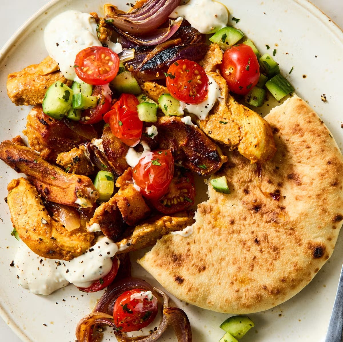 Chicken Shawarma Sheet Pan Dinner