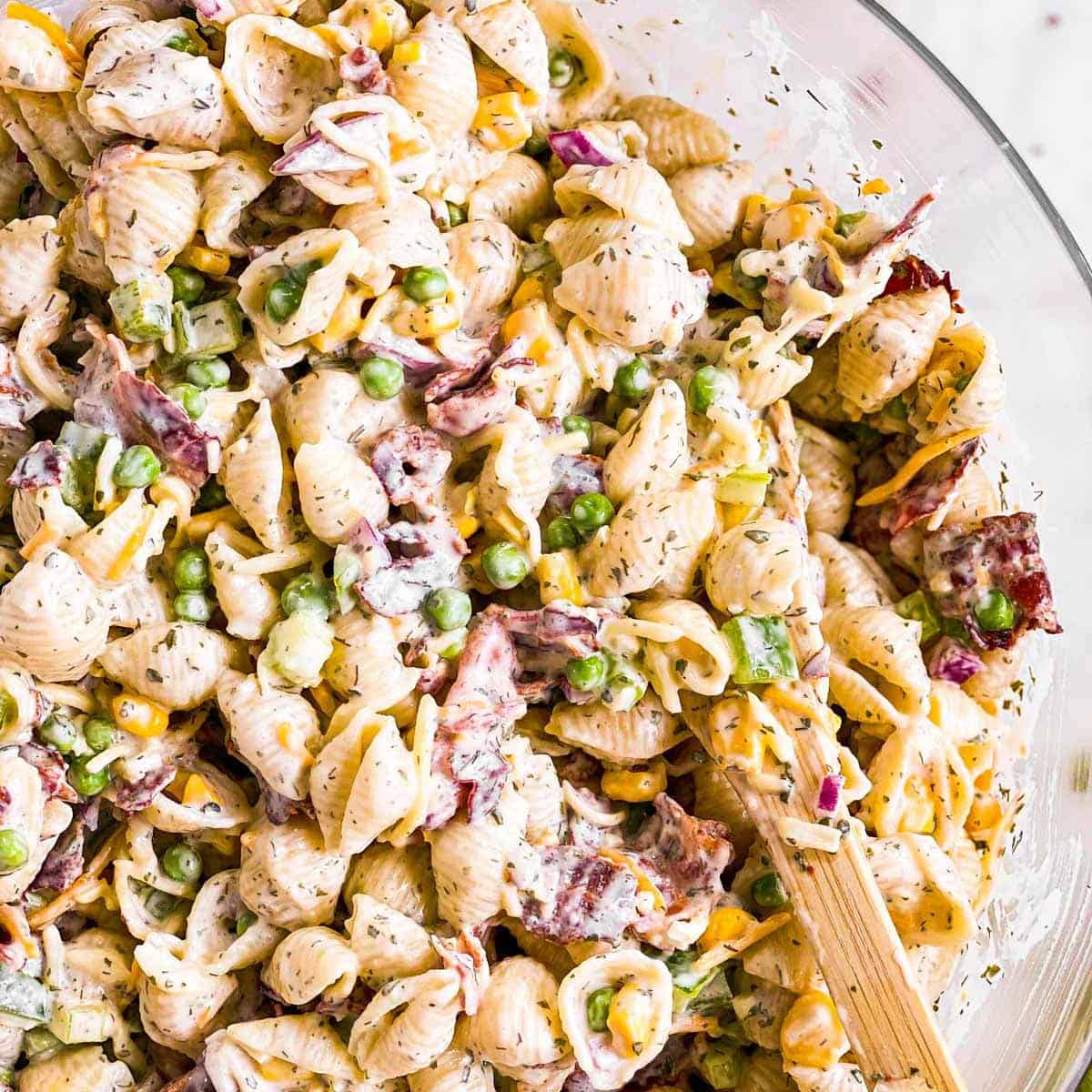 Bacon Ranch Pasta Salad