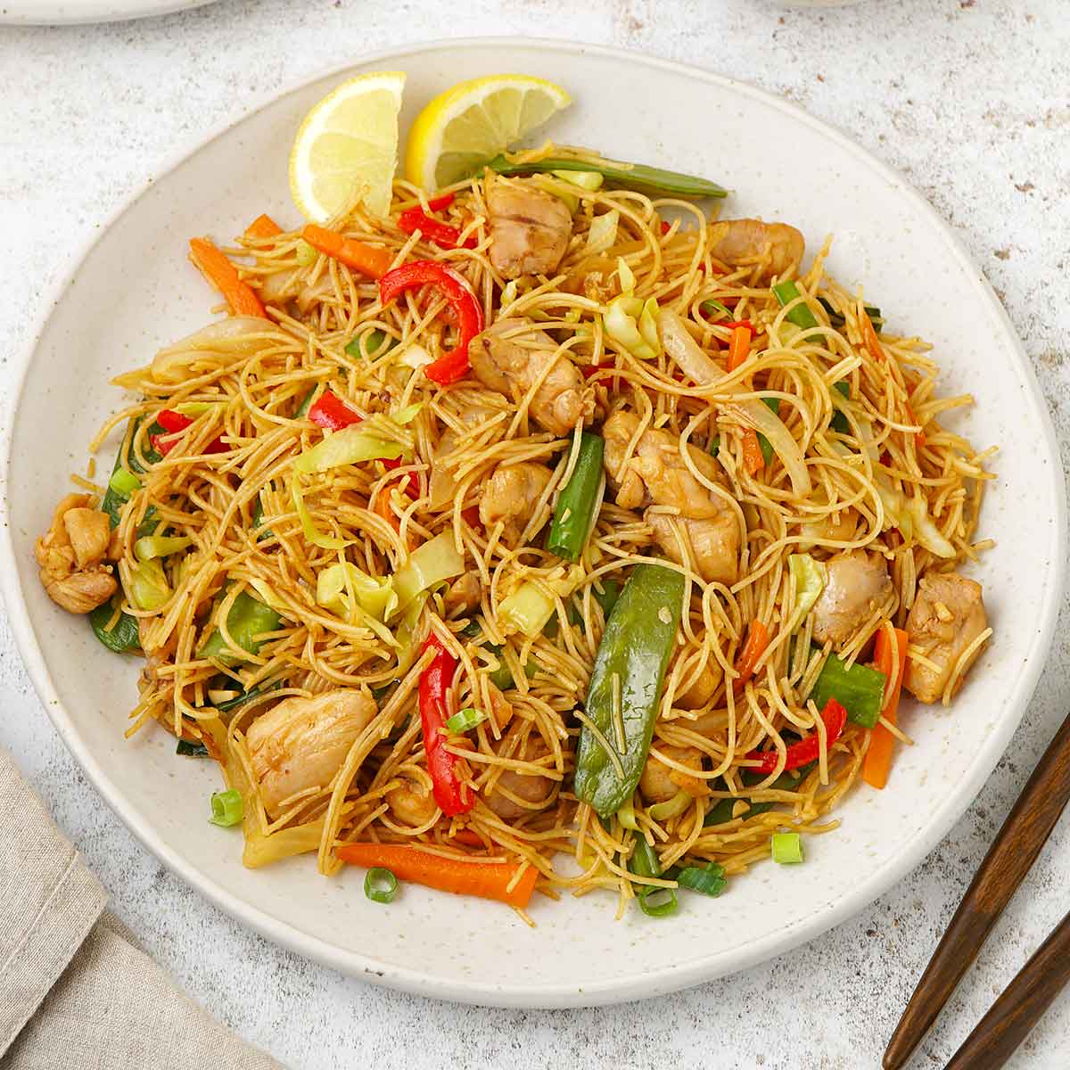 Filipino Pancit Bihon