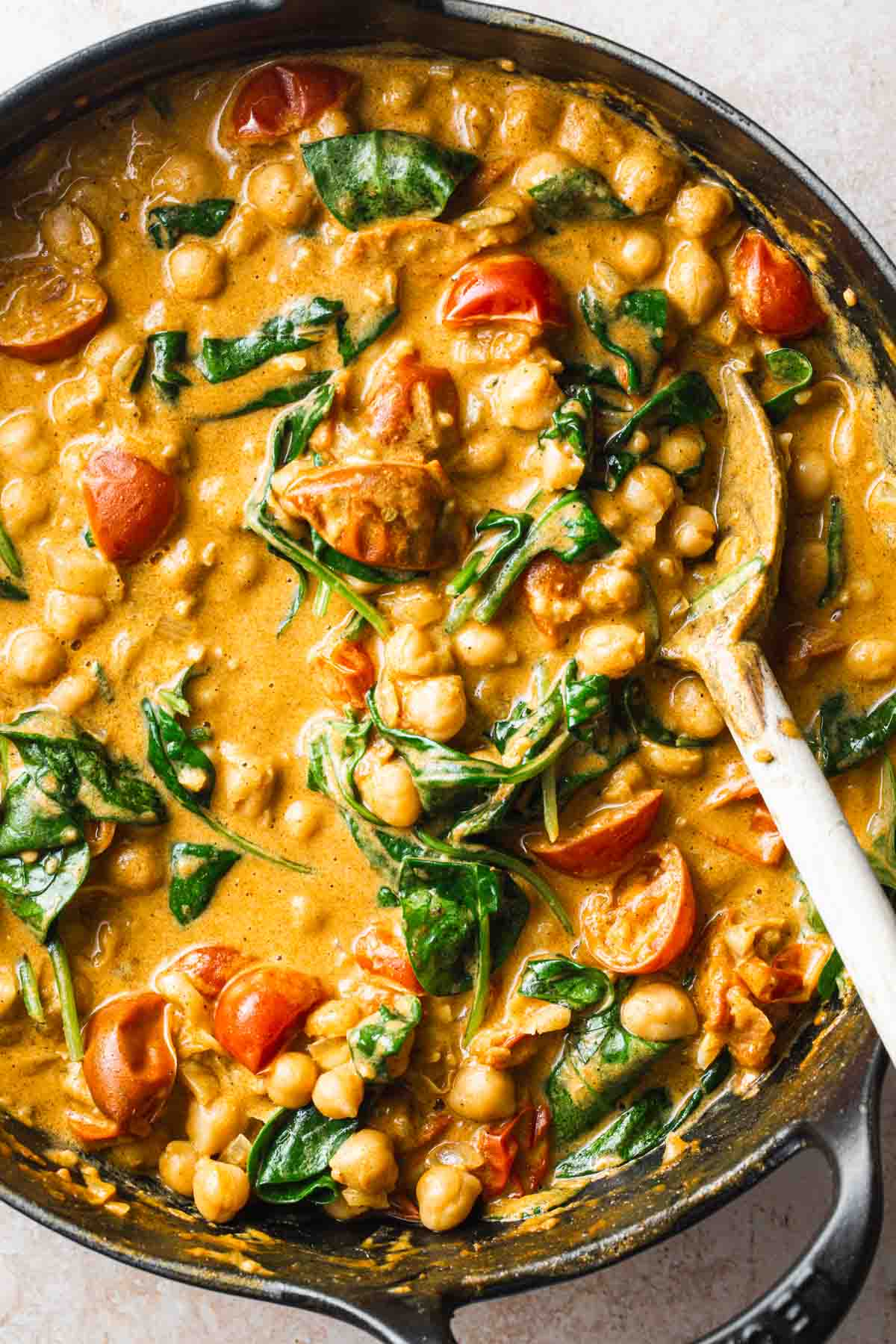 Chickpea and Spinach Curry