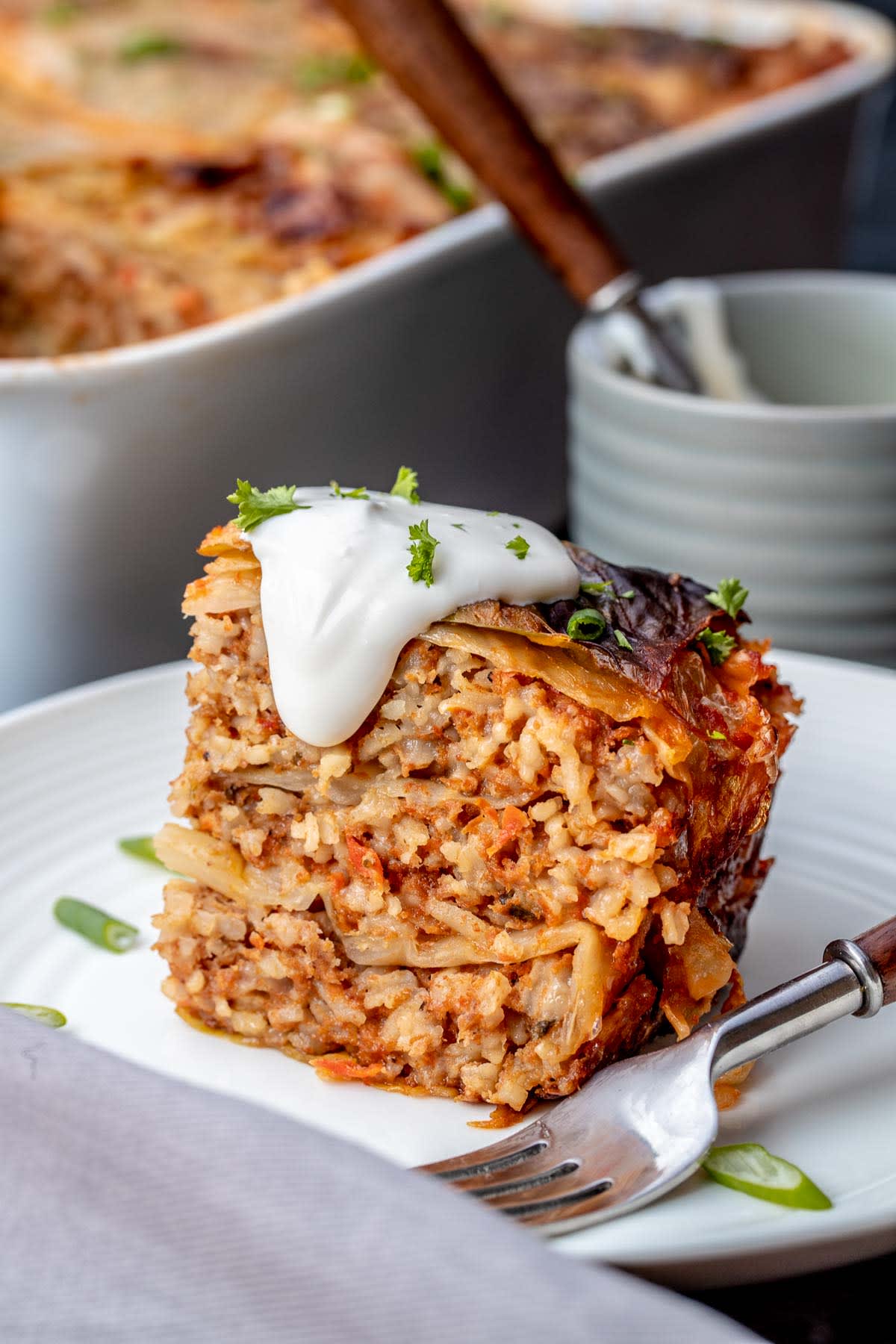 Unstuffed Cabbage Roll Casserole