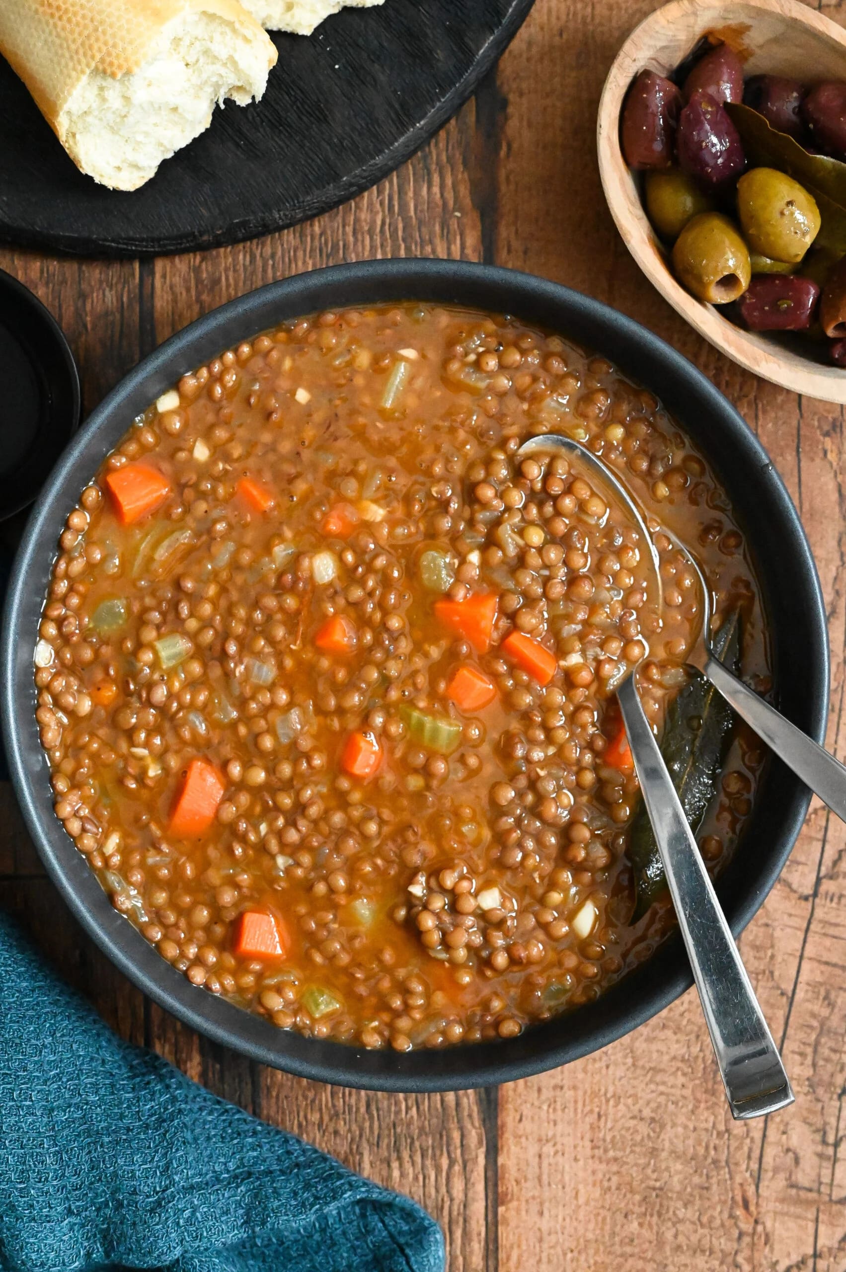 Greek Lentil Soup (Fakes Soupa)