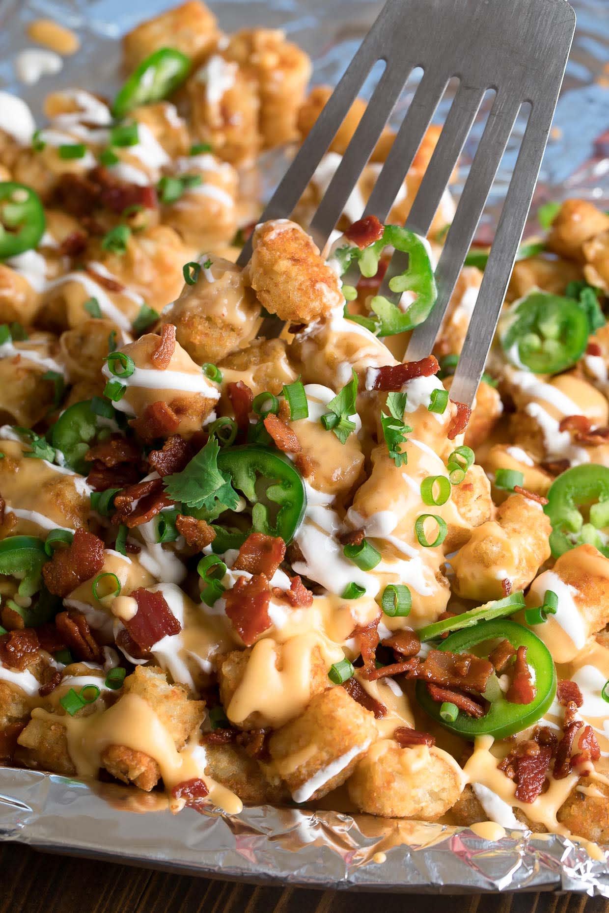Loaded Tater Tot Nachos