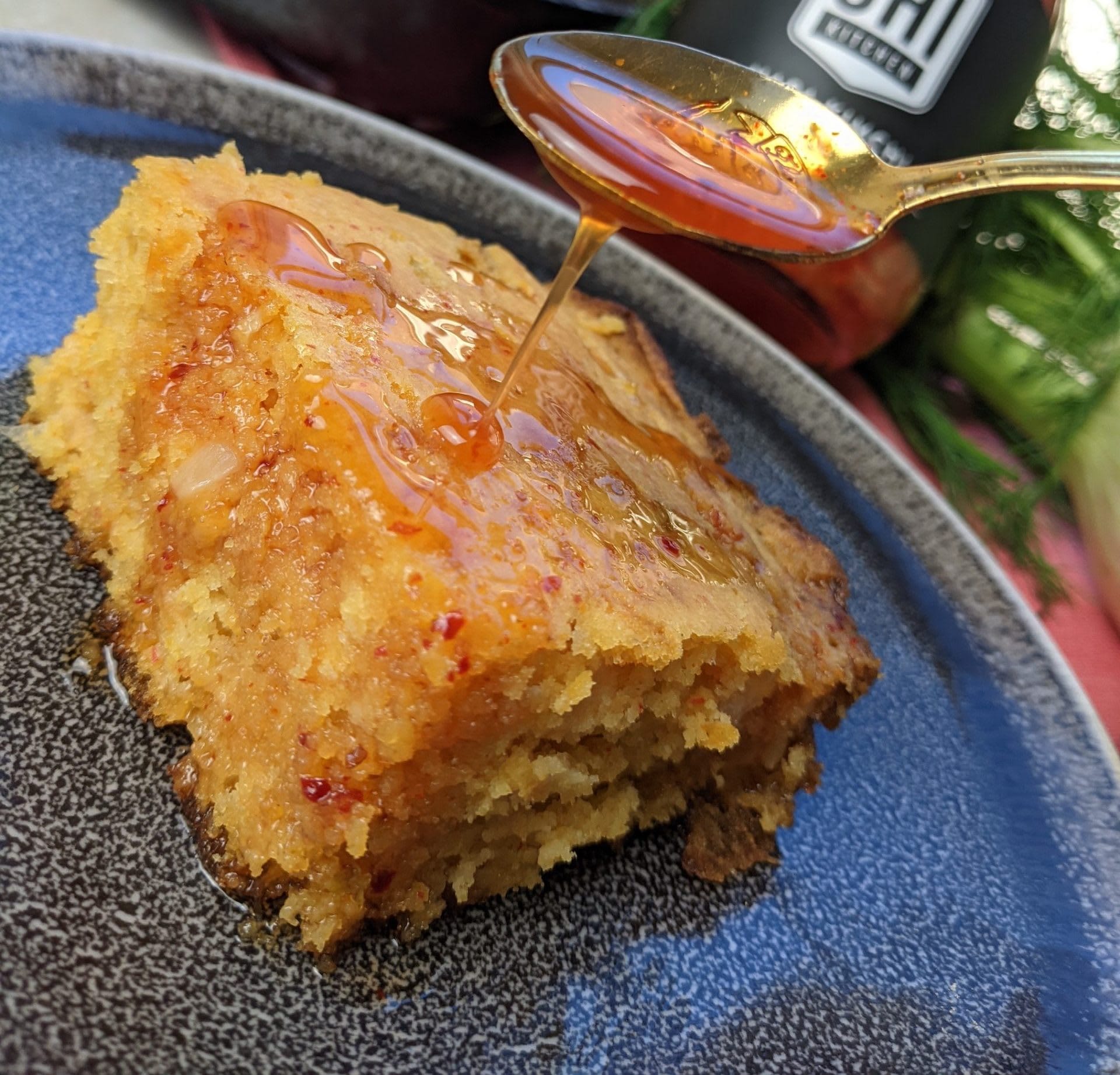 Kimchi Skillet Cornbread