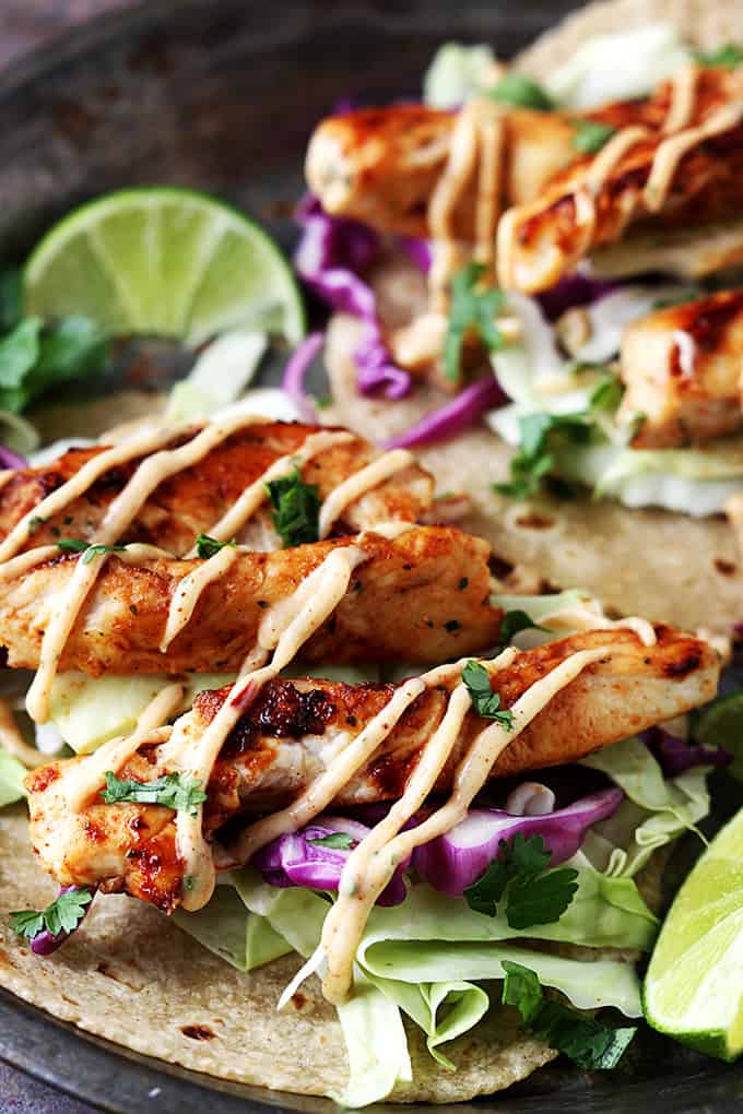 Easy Jerk Chicken Tacos