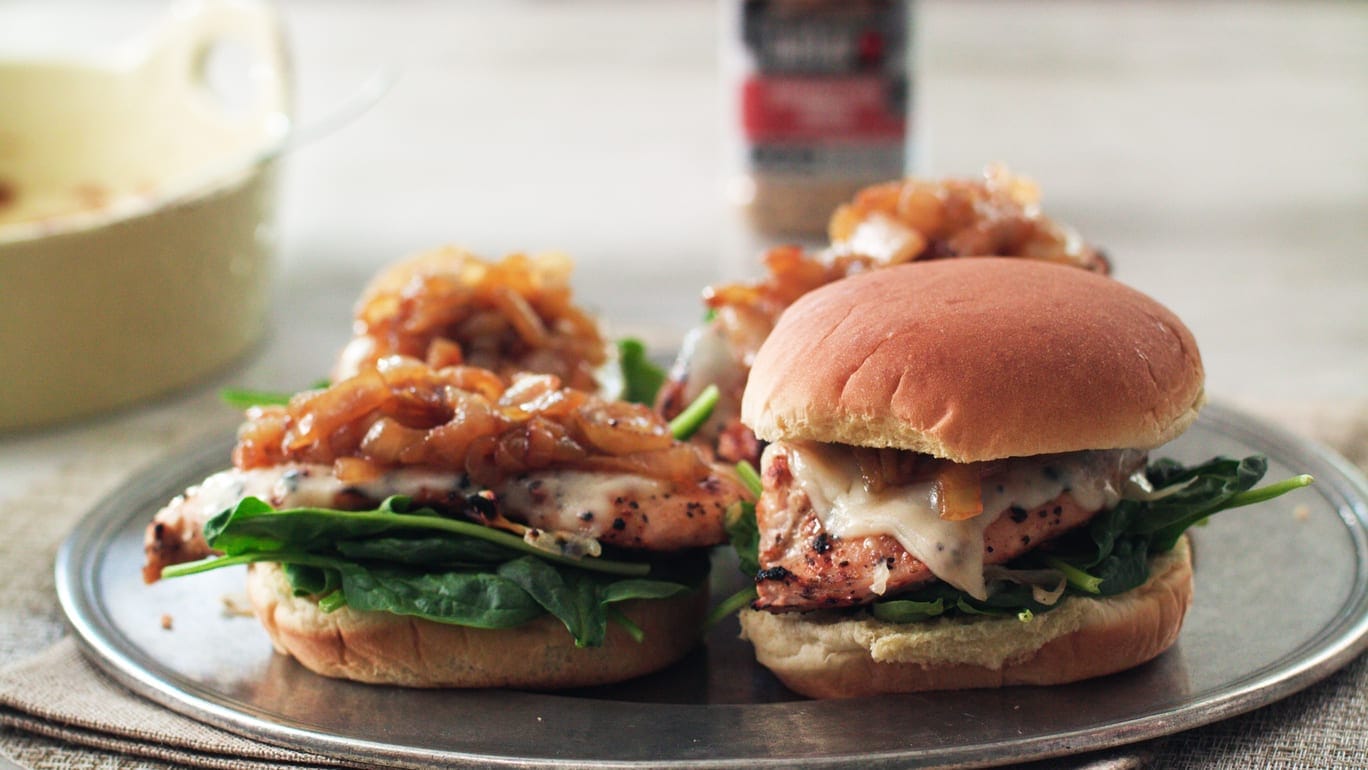 French Onion Chicken Sandwich