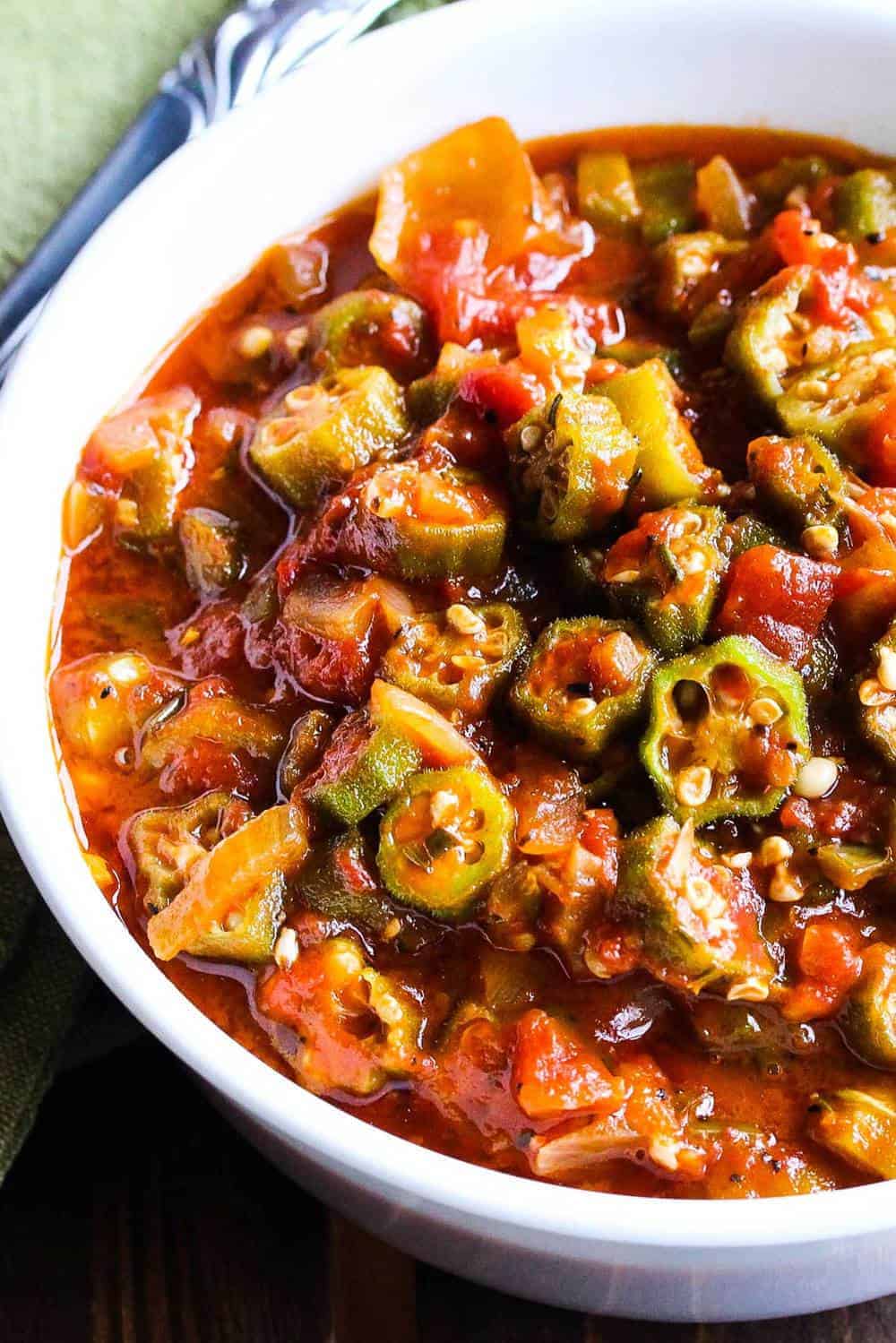 Stewed Okra and Tomatoes