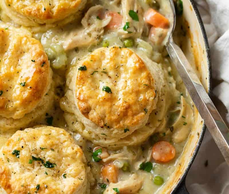 Chicken Biscuit Pot Pie