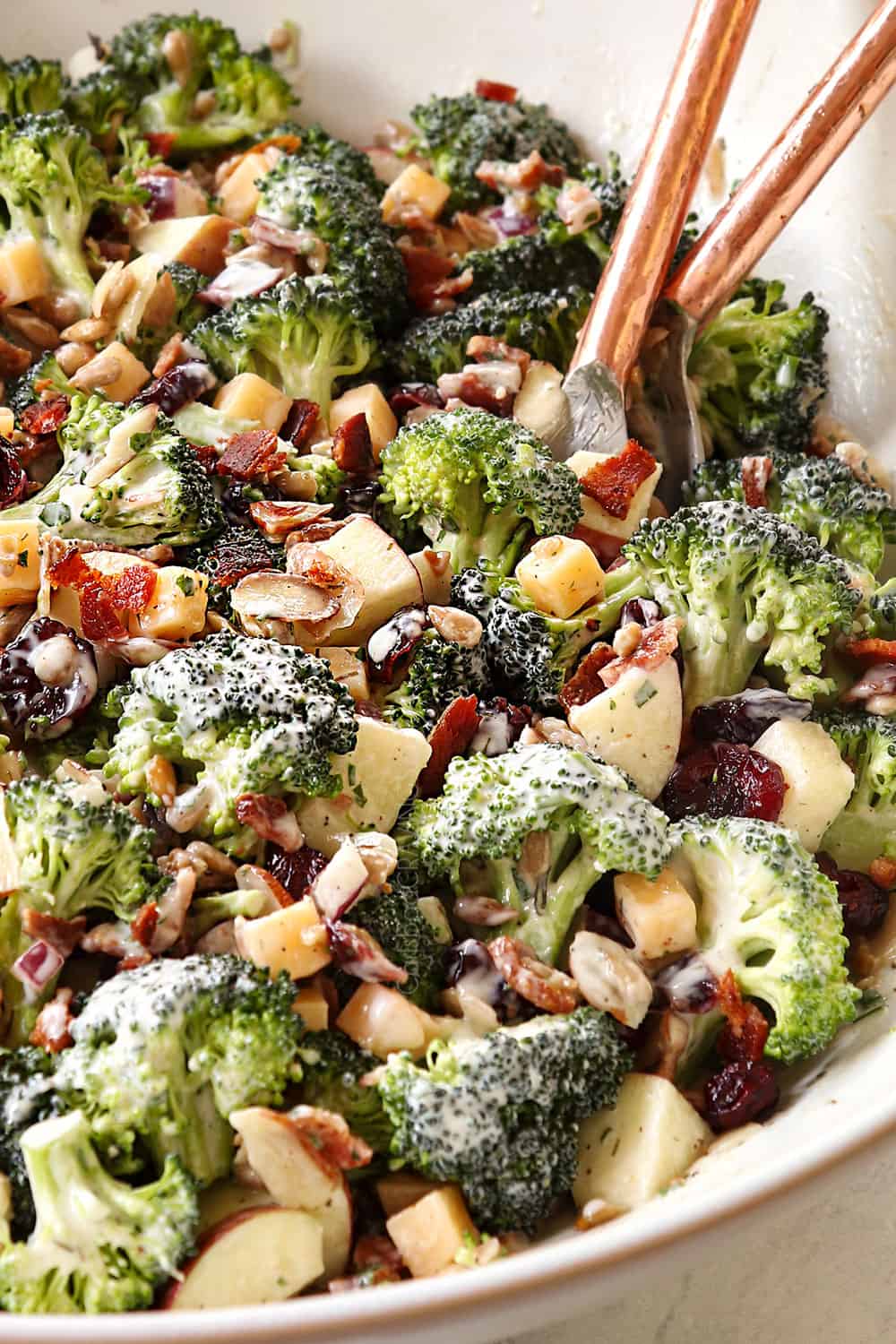 Broccoli Salad with Bacon and Cheese