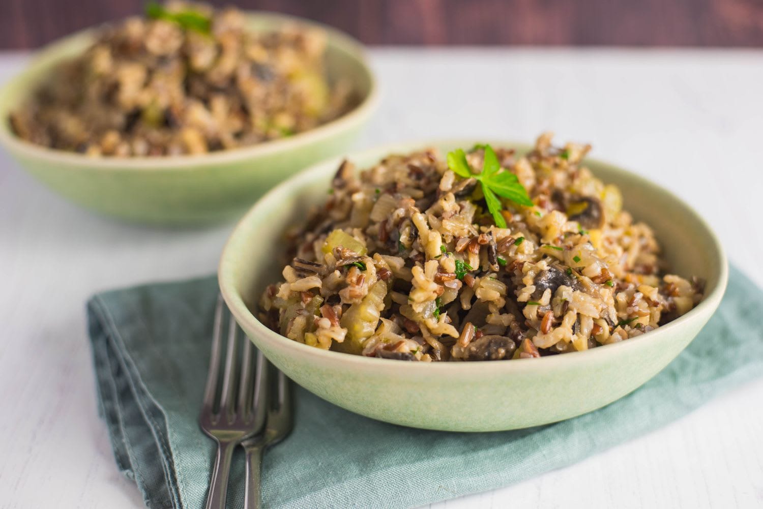 Wild Rice and Mushroom Pilaf