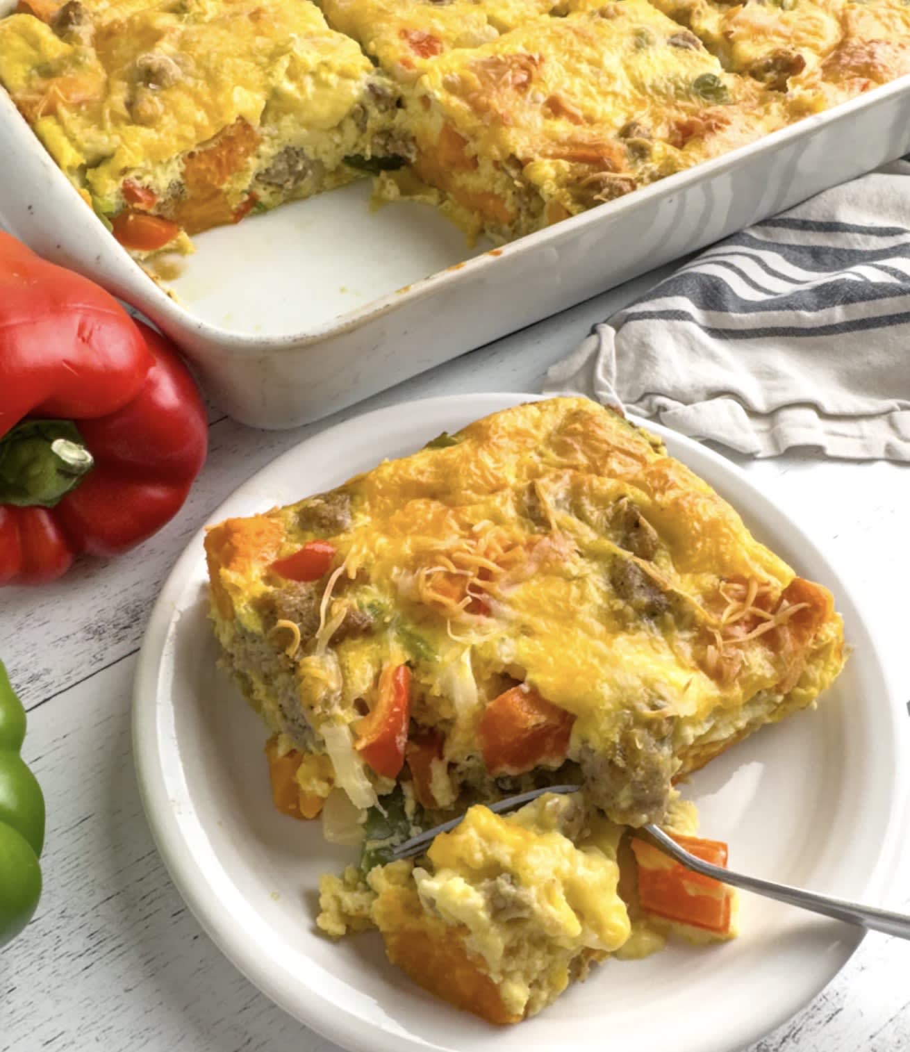 Healthy Egg Casserole (Egg Bake)