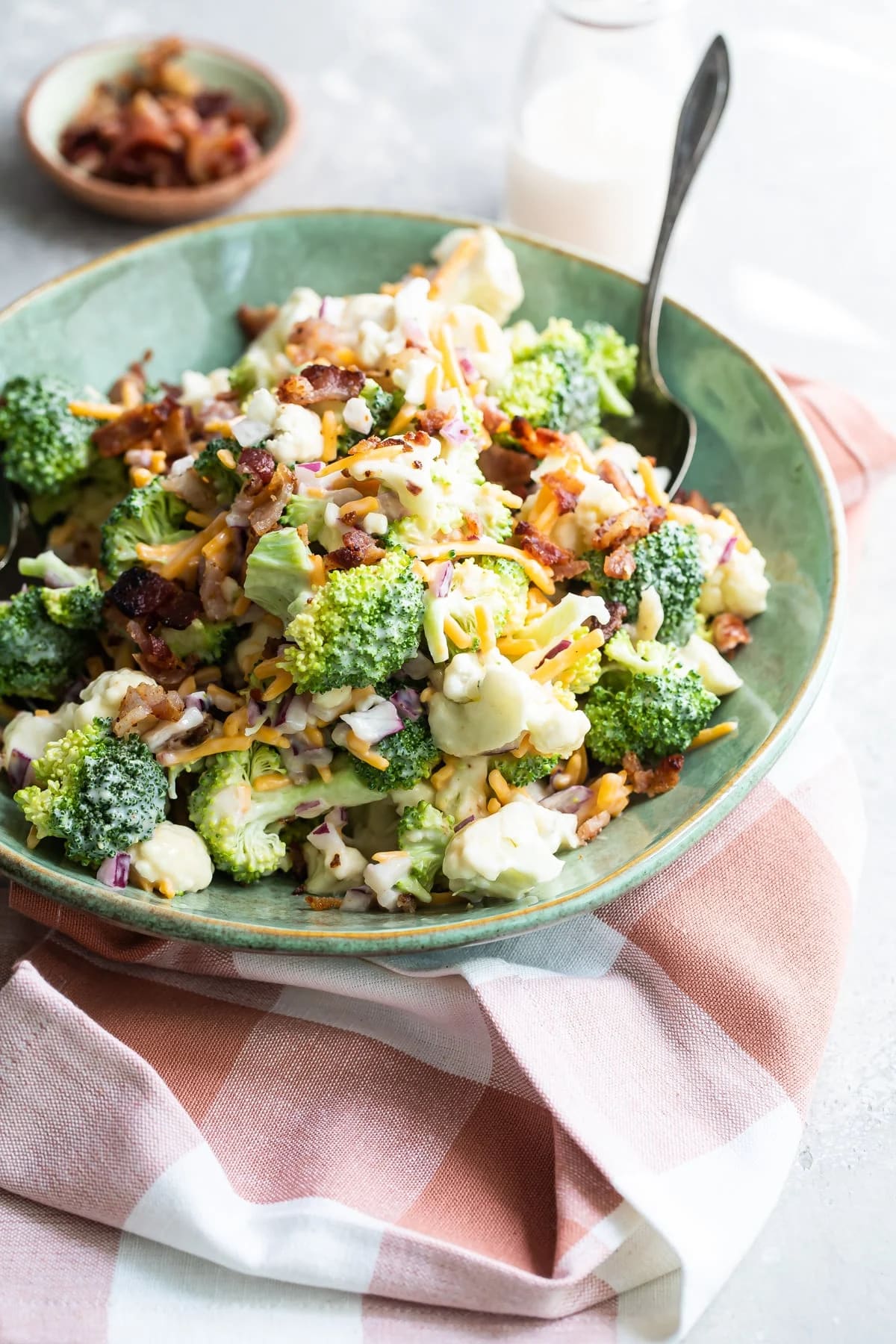 Broccoli Salad with Bacon and Cheese