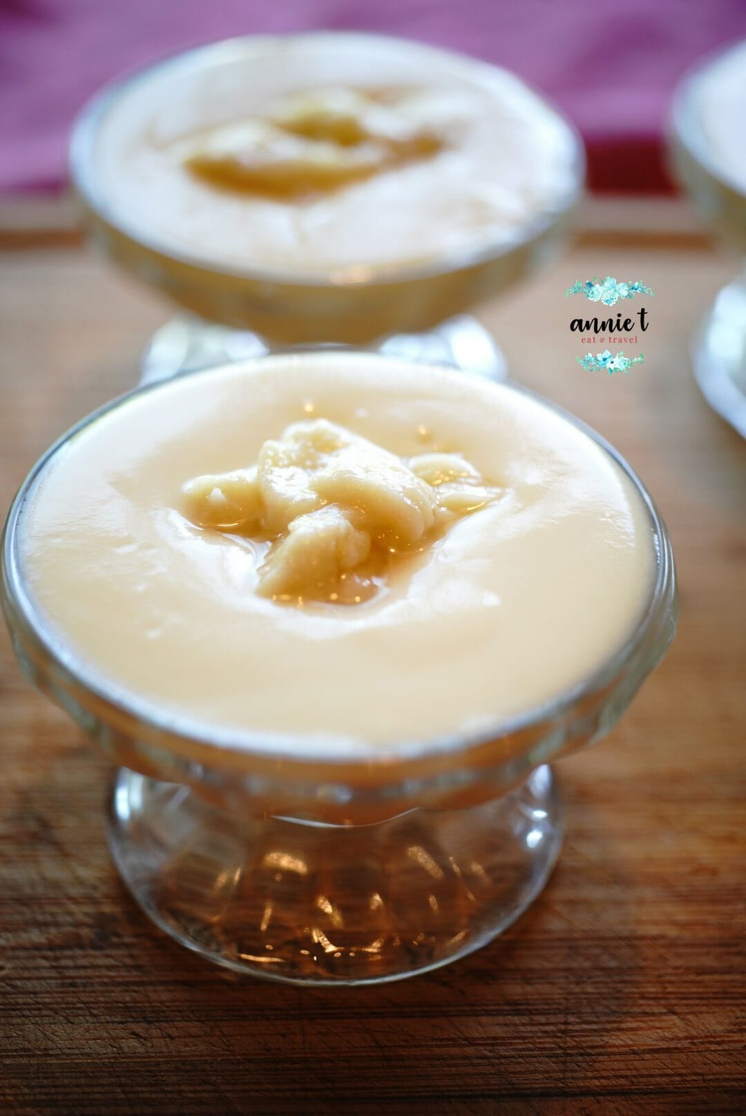 a delicious durian custard with recipe