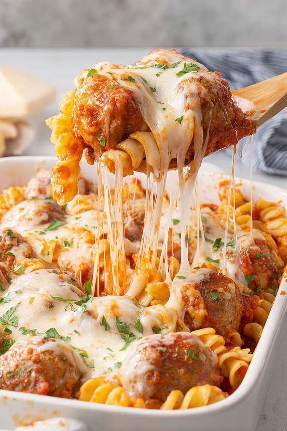 Dump and Bake Meatball Casserole