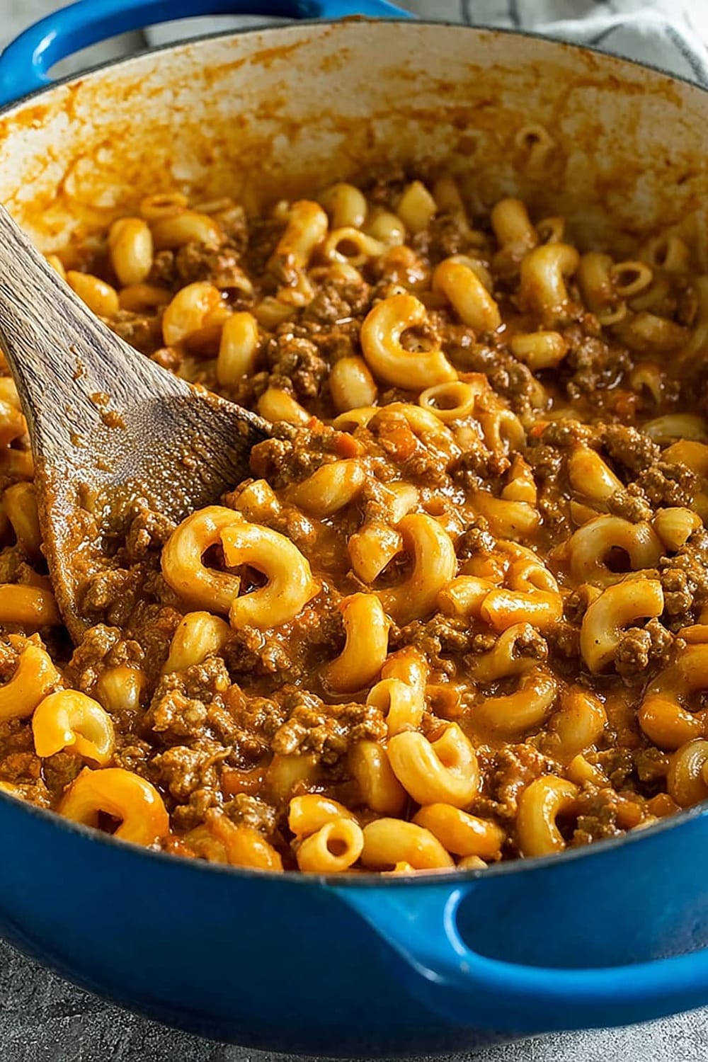 Creamy Tomato Macaroni Beef