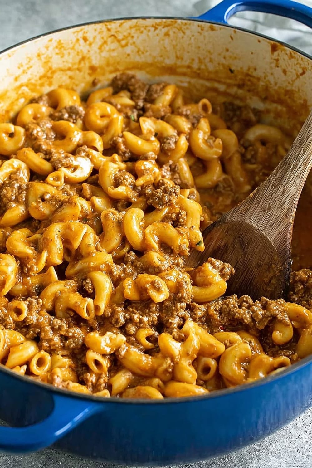 Creamy Tomato Macaroni Beef