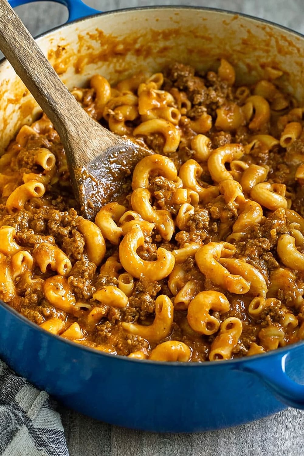 Creamy Tomato Macaroni Beef