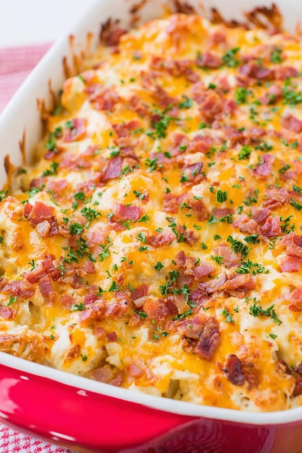 Cheesy Chicken Bacon Ranch Casserole