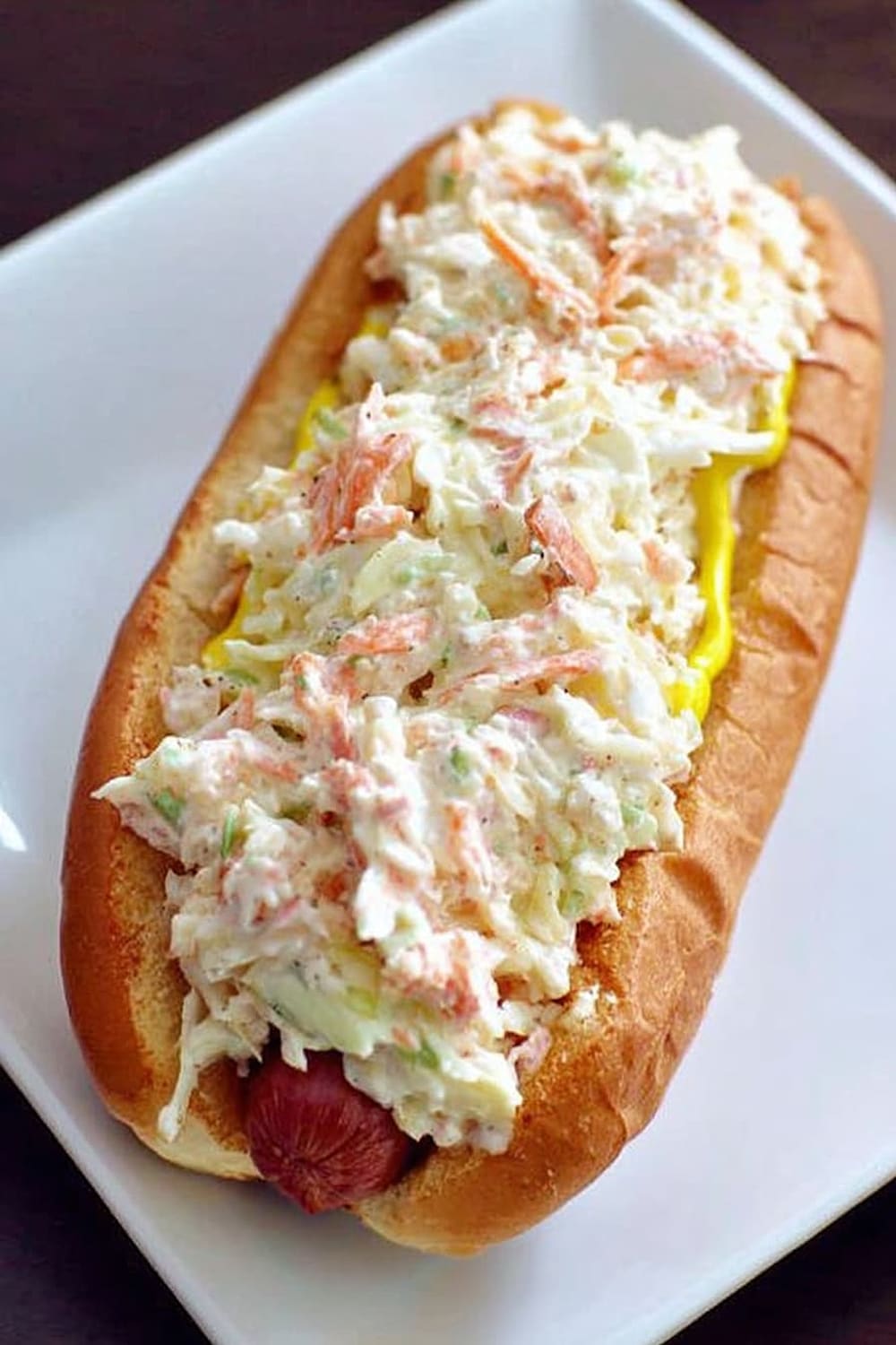 Easy Southern Hot Dog Slaw Recipe (Carolina Coleslaw)