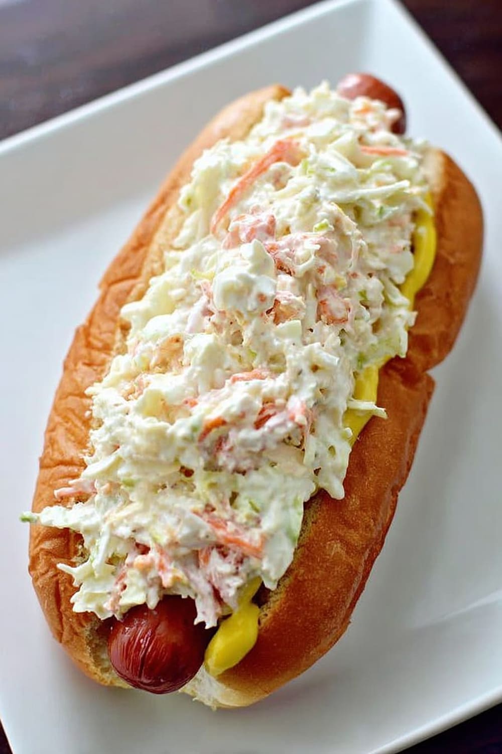 Easy Southern Hot Dog Slaw Recipe (Carolina Coleslaw)